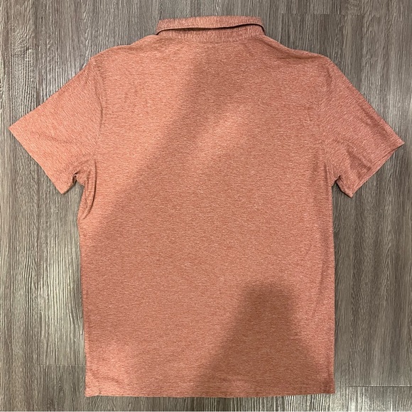 Vuori Men’s Strato Tech Polo Shirt - Light Red Medium - Picture 2 of 4